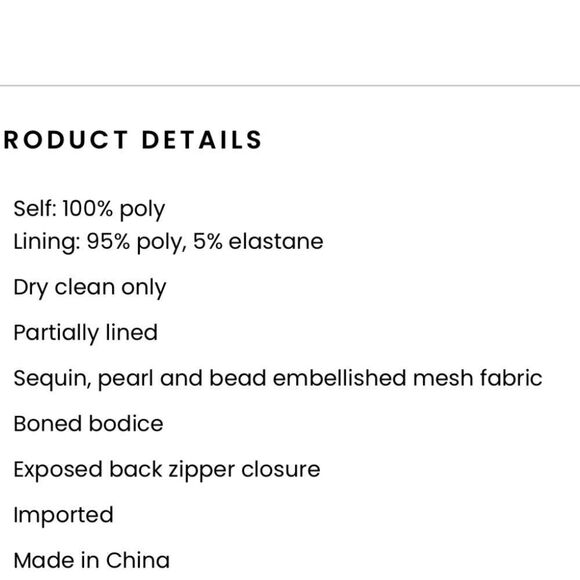 Bronx and Banco Mademoiselle Bridal Midi Dress/ size M - Picture 10 of 10